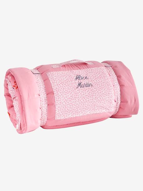 Couchage de sieste maternelle personnalisable MINILI PRINCESSE NATURE rose 4 - vertbaudet enfant 
