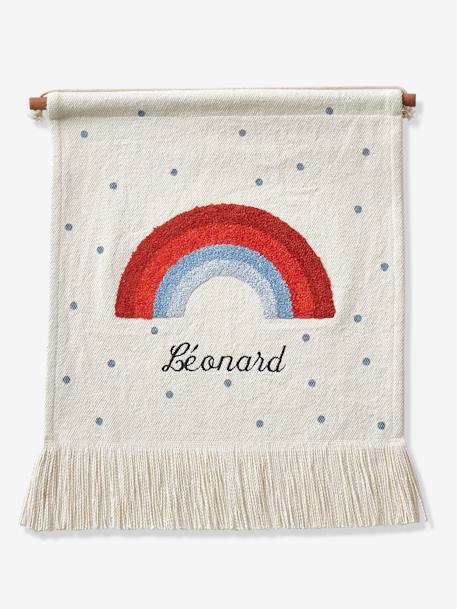 Arc-en-ciel mural personnalisable Blanc / Bleu 2 - vertbaudet enfant 