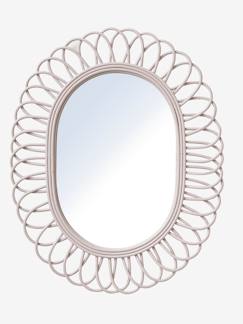 -Miroir ovale en rotin DOUCE PROVENCE