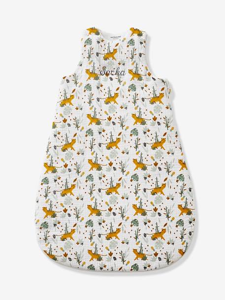 Gigoteuse personnalisable en gaze de coton HANOÏ écru / multicolore 2 - vertbaudet enfant 