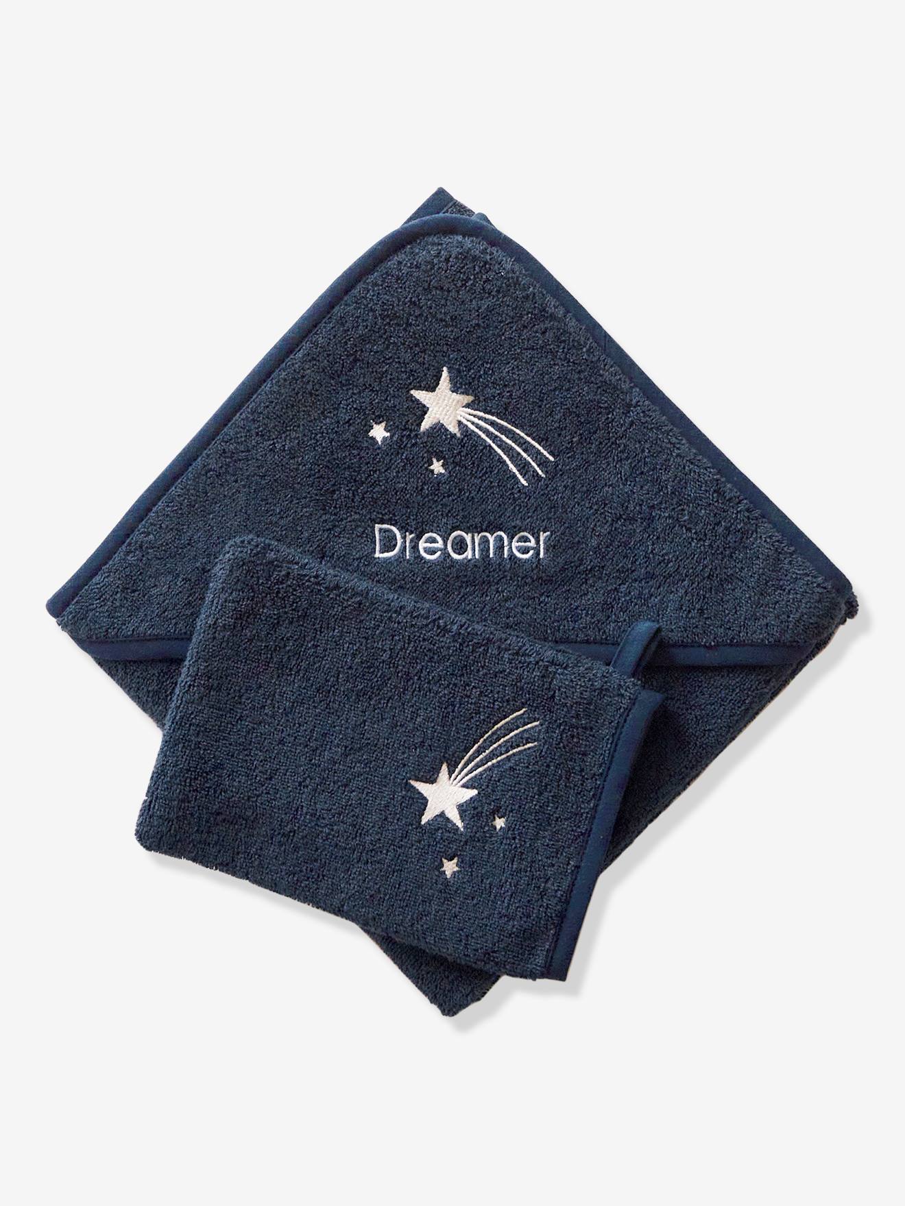 VERTBAUDET Coffret Cape De Bain + Gant De Toilette HYGGE - Douceur Et Confort Pour Bébé