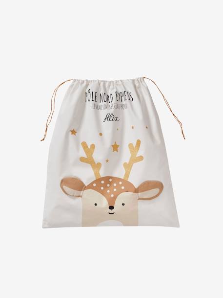 Sac à jouets personnalisable Renne Ecru 7 - vertbaudet enfant 