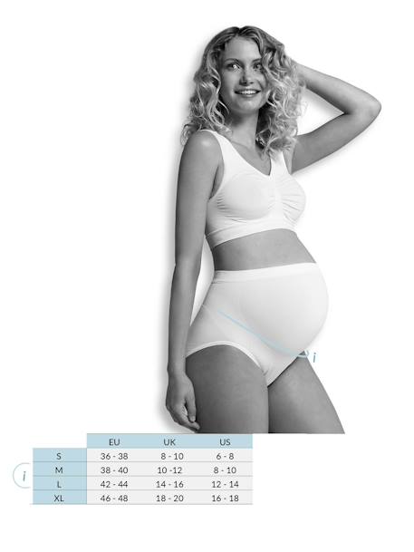 Soutien-gorge grossesse et allaitement sans coutures Carri-gel® CARRIWELL Blanc+Noir 4 - vertbaudet enfant 
