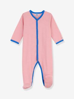 Bébé-Pyjama, surpyjama-Dors-bien bébé rayé en coton bio PETIT BATEAU