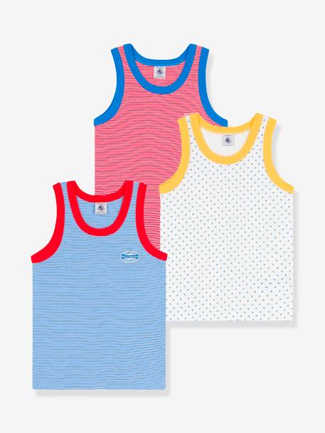 2 Maillots De Corps Manches Longues Vertbaudet Pour Garçon 8 Ans - Occasion Très Bon état