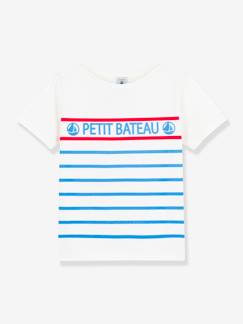 Fabrication française-Garçon-T-shirt, polo, sous-pull-T-shirt manches courtes en coton garçon PETIT BATEAU