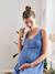 Robe fines bretelles gaze de coton grossesse et allaitement Bleu 5 - vertbaudet enfant 