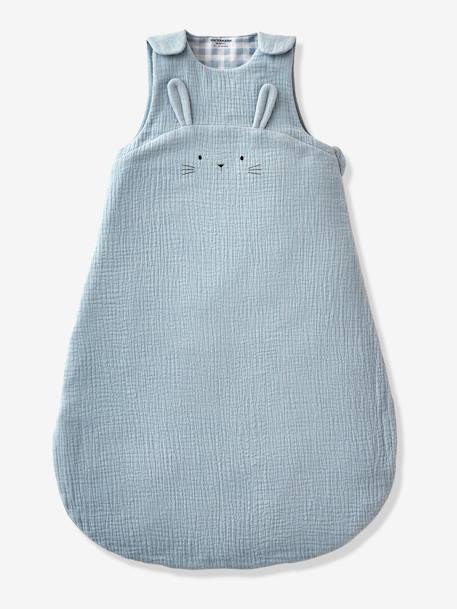 Gigoteuse spéciale été en gaze de coton bio* LOVELY FARM bleu 2 - vertbaudet enfant 