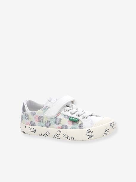 Baskets sneakers fille Gody Gold BLANC POIS MULTICO 2 - vertbaudet enfant 