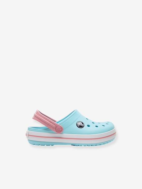 Sabots bébé Crocband Clog T (TM) BALLERINA PINK+ICE BLUE / WHITE+marine 8 - vertbaudet enfant 