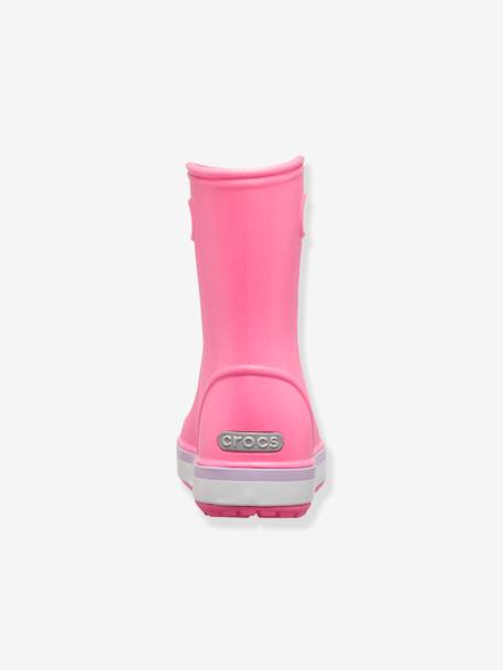 Bottes de pluie enfant Crocband Rain Boot K CROCS™ Pink Lemonade / Lavender+Yellow/Navy 3 - vertbaudet enfant 