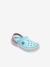 Sabots bébé Crocband Clog T (TM) BALLERINA PINK+ICE BLUE / WHITE+marine 7 - vertbaudet enfant 