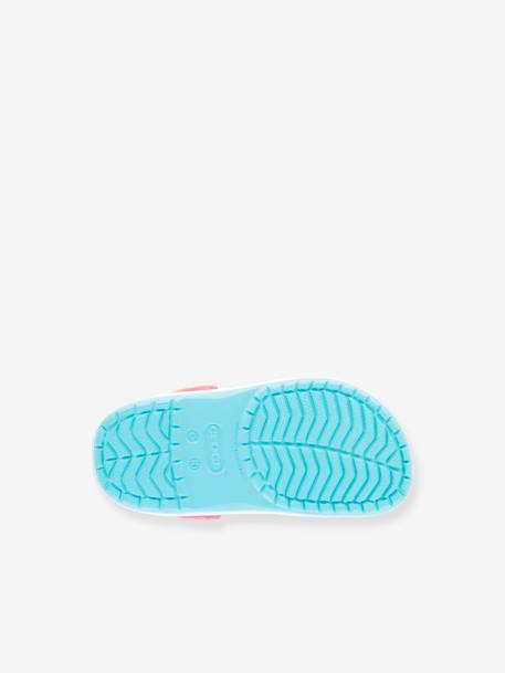 Sabots bébé Crocband Clog T (TM) BALLERINA PINK+ICE BLUE / WHITE+marine 11 - vertbaudet enfant 