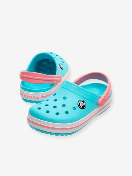 Sabots enfant Crocband Clog K (TM) BALLERINA PINK+ICE BLUE / WHITE+marine 12 - vertbaudet enfant 