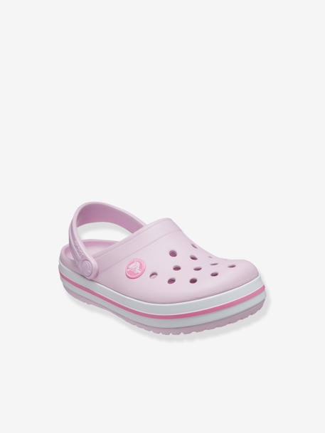 Sabots enfant Crocband Clog K (TM) BALLERINA PINK+ICE BLUE / WHITE+marine 1 - vertbaudet enfant 