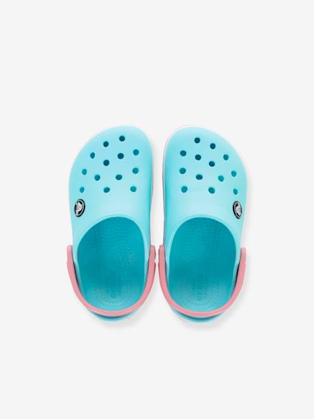 Sabots bébé Crocband Clog T (TM) BALLERINA PINK+ICE BLUE / WHITE+marine 10 - vertbaudet enfant 