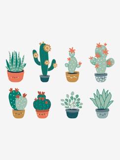 Linge de maison et décoration-Décoration-Papier peint, sticker-8 grands Stickers Cactus