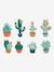 Stickers Cactus vert / multicolore 1 - vertbaudet enfant 
