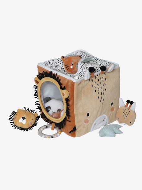 Grand cube d'activités en tissu TANZANIE multicolore 5 - vertbaudet enfant 