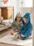 Peignoir enfant Dinosaure personnalisable bleu+camel 4 - vertbaudet enfant 