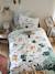 Parure housse de couette + taie d'oreiller enfant MA CABANE bleu gris 3 - vertbaudet enfant 