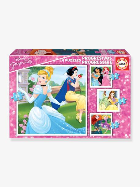 4 Puzzles Progressifs Disney Princesses - EDUCA ROSE 1 - vertbaudet enfant 