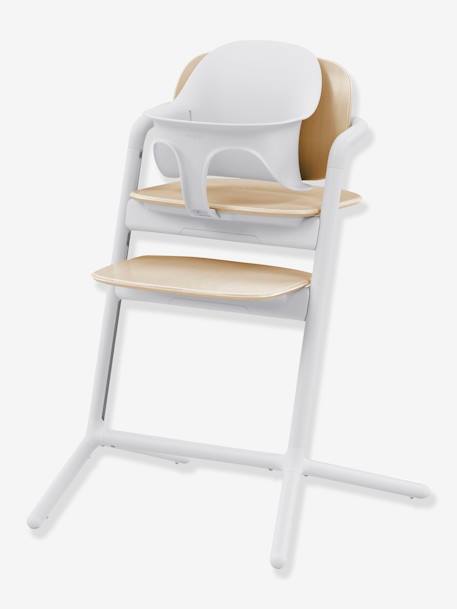 Set 3- en-1 chaise haute Cybex Lemo 2 Sable/blanc (Sand white) 1 - vertbaudet enfant 