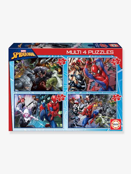 4 Puzzles Progressifs Spiderman - EDUCA MULTICOLOR 1 - vertbaudet enfant 