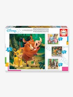 Jouet-Jeux éducatifs-4 Puzzles Progressifs Bébé Disney 1 - EDUCA