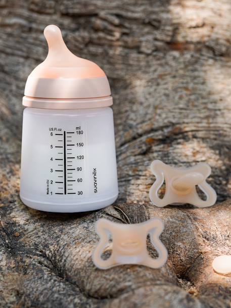 Set biberon Zero.Zero + sucette rose nude 6 - vertbaudet enfant 