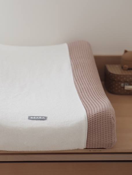 Drap-housse matelas à langer Sofalange LIGHT MIST+vert d'eau+vieux rose+WHITE 8 - vertbaudet enfant 