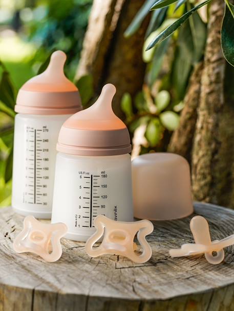 Set biberon Zero.Zero + sucette rose nude 5 - vertbaudet enfant 