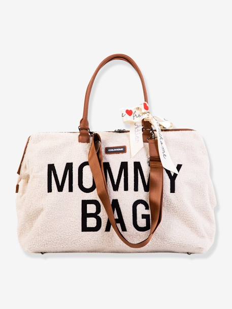 Sac à langer Mommy Bag large Teddy - BEIGE+écru 10 - vertbaudet enfant 