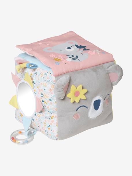 Grand cube d'activités en tissu KOALA Rose - KOALA 3 - vertbaudet enfant 