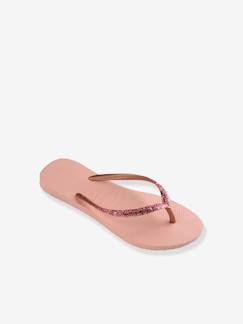 Chaussures-Chaussures fille 23-38-Tongs enfant Slim Glitter II HAVAIANAS