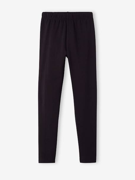 Lot de 2 leggings fille Basics anthracite+écru+gris chiné+noir+lot gris anthracite + bleu mar 16 - vertbaudet enfant 