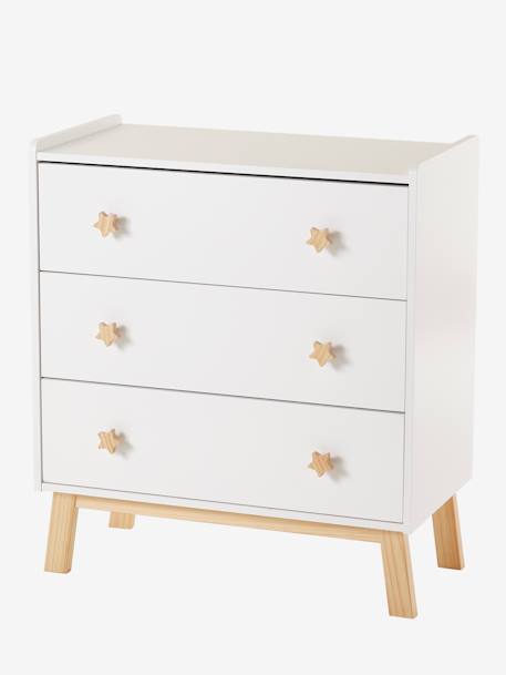 Commode 3 tiroirs LIGNE GRANDE OURSE blanc 1 - vertbaudet enfant 