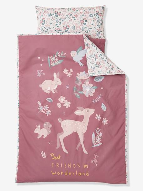 Couchage de sieste maternelle personnalisable MINILI VICTORIA prune 2 - vertbaudet enfant 
