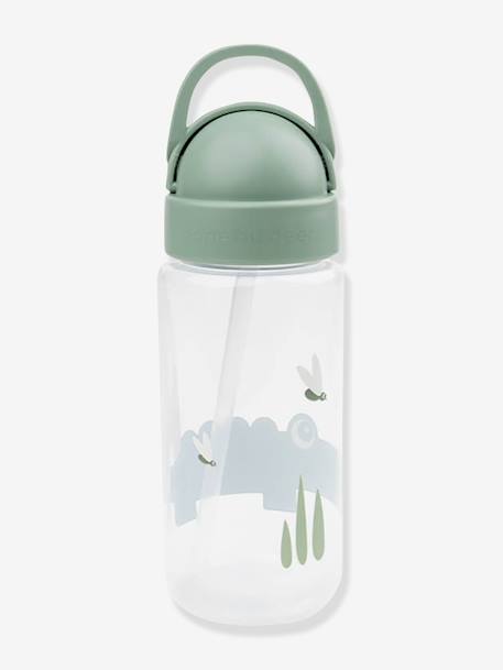 Gourde avec paille rétractable beige+Bleu (Elphee)+blush+sable+Vert (Croco) 18 - vertbaudet enfant 