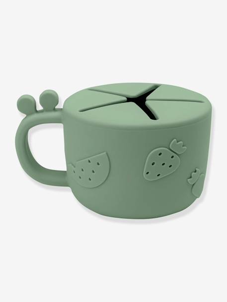 Tasse à goûter Peekaboo Raffi en silicone vert 1 - vertbaudet enfant 