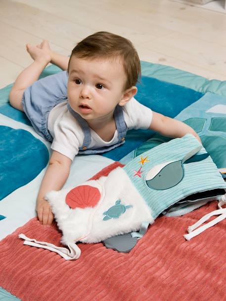Livre d'Éveil en tissu 2 en 1 Océan - bleu 16 - vertbaudet enfant 