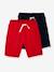 Lot de 2 bermudas garçon en molleton lot bleu/bleu marine+lot rouge/marine+Lot vert/beige 7 - vertbaudet enfant 