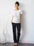 Pantalon yoga de grossesse et post-grossesse noir 2 - vertbaudet enfant 