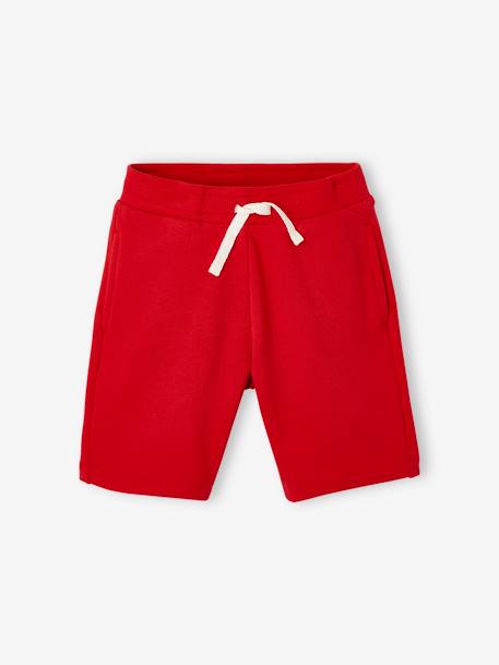Lot de 2 bermudas garçon en molleton lot bleu/bleu marine+lot rouge/marine+Lot vert/beige 11 - vertbaudet enfant 