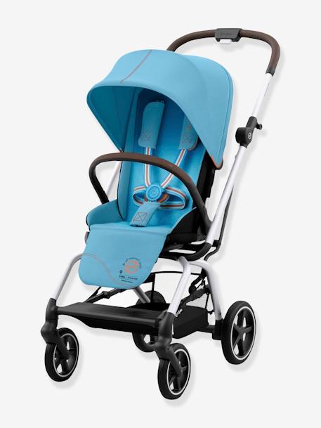 Poussette réversible tout-terrain CYBEX Eezy S Twist+ 2 Bleu turquoise (Beach blue)+Gris (Lava grey) 1 - vertbaudet enfant 