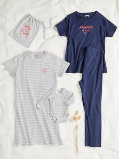 Vêtements de grossesse-Pyjama, homewear-Kit valise maternité maman/bébé grossesse et allaitement