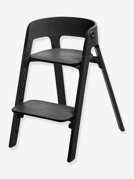 Chaise haute STOKKE Steps noir 1 - vertbaudet enfant 
