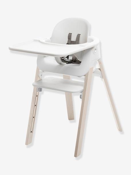 Tablette pour chaise haute Steps STOKKE blanc+noir 2 - vertbaudet enfant 
