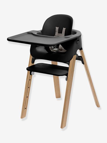 Tablette pour chaise haute Steps STOKKE blanc+noir 4 - vertbaudet enfant 