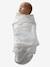Couverture à emmailloter Miracle blanc/beige 1 - vertbaudet enfant 